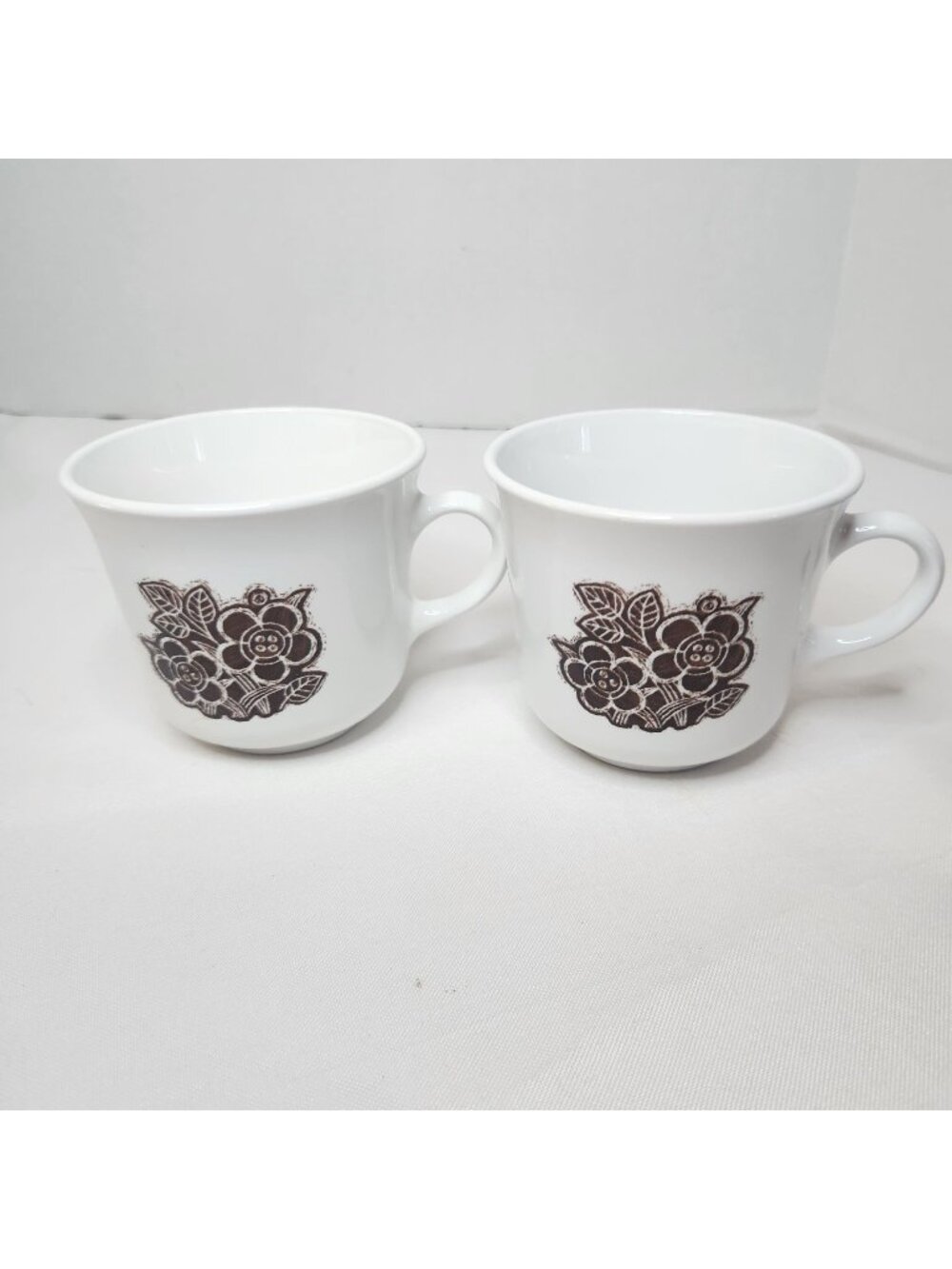 Corelle Batik Coffee Cups Set Of 2 8 oz Made In USA